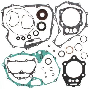 Honda TRX500FE Complete Gasket Kit - Vertex Pistons - with Oil Seals - `05-`11
